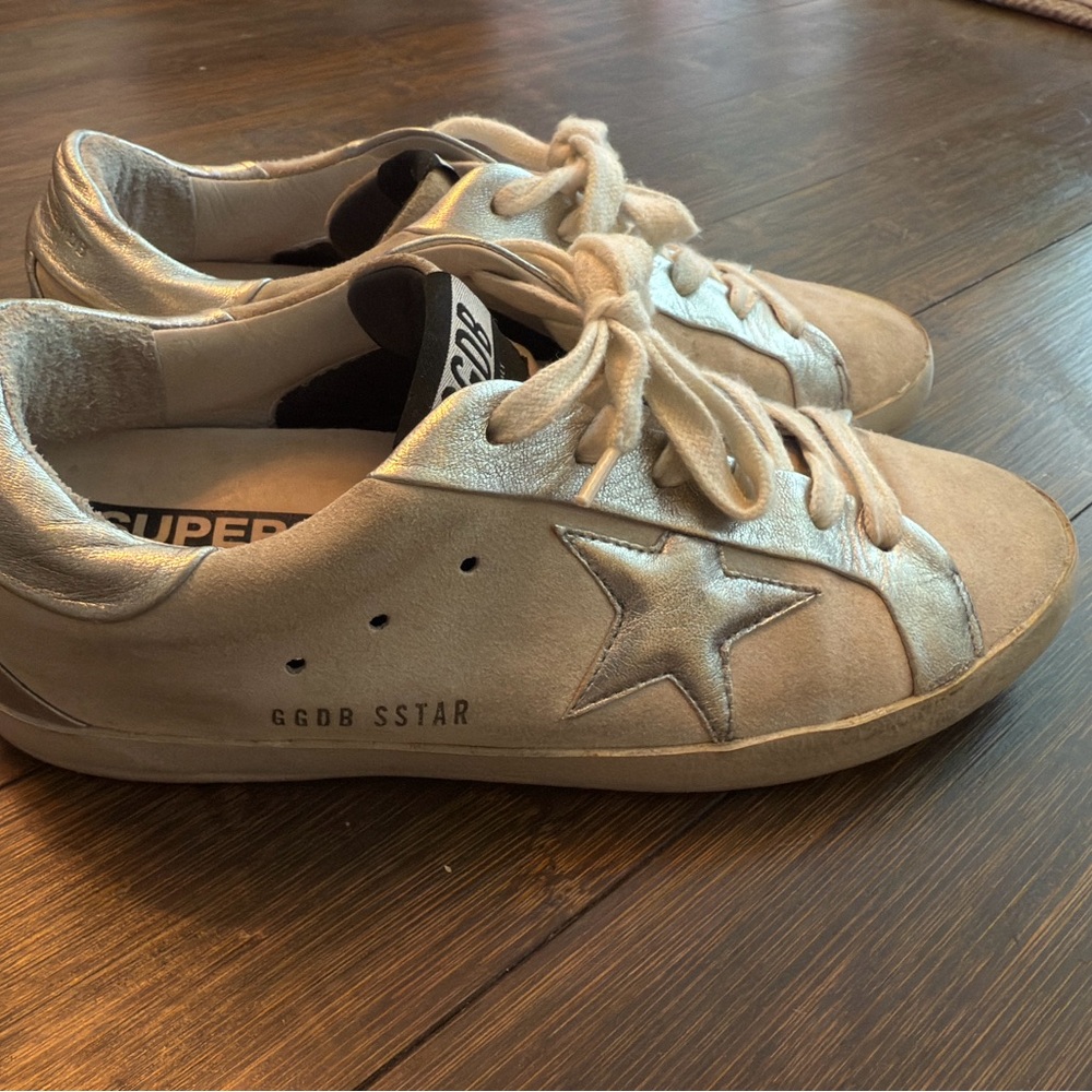 Golden Goose Suede Printed Sneakers